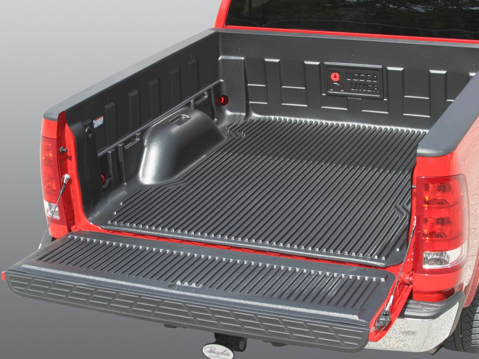 Rugged Liner under-rail truck bed liner installed in pickup truck bed